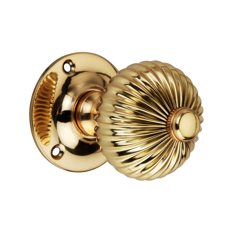 Spira Brass - Regency Mortice Door Knob  - Polished Brass - SB2111PB - Choice Handles