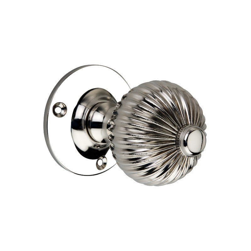 Spira Brass - Regency Mortice Door Knob  - Polished Nickel - SB2111PN - Choice Handles