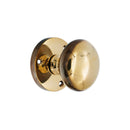 Spira Brass - Victorian Mortice Door Knob Aged Brass - SB2114AB - Choice Handles