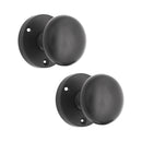 Spira Brass - Victorian Door Knob  - Matt Black - SB2114BLK - Choice Handles