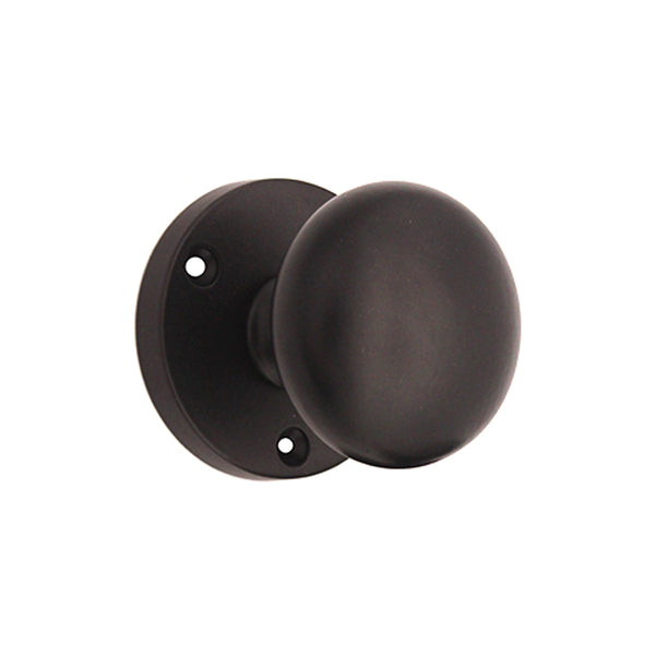 Spira Brass - Victorian Door Knob  - Matt Black - SB2114BLK - Choice Handles