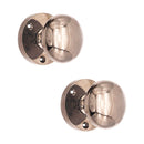Spira Brass - Victorian Door Knob  - Black Nickel - SB2114BN - Choice Handles