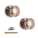 Spira Brass - Victorian Door Knob  - Black Nickel - SB2114BN - Choice Handles
