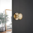 Spira Brass - Victorian Door Knob  - Polished Brass - SB2114PB - Choice Handles