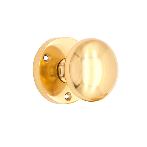Spira Brass - Victorian Door Knob  - Polished Brass - SB2114PB - Choice Handles