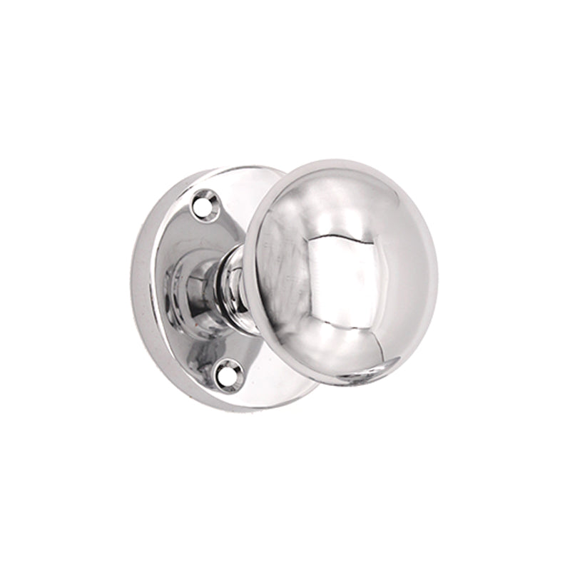 Spira Brass - Victorian Door Knob Polished Chrome - Polished Chrome - SB2114PC - Choice Handles