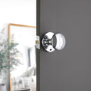Spira Brass - Victorian Door Knob Polished Chrome - Polished Chrome - SB2114PC - Choice Handles