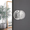 Spira Brass - Victorian Door Knob  - Satin Chrome - SB2114SC - Choice Handles