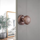 Spira Brass - Georgian Mortice Door Knob  - Aged Bronze - SB2119ABZ - Choice Handles