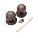 Spira Brass - Georgian Mortice Door Knob  - Aged Bronze - SB2119ABZ - Choice Handles
