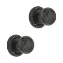 Spira Brass - Georgian Mortice Door Knob  - Matt Black - SB2119BLK - Choice Handles