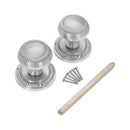 Spira Brass - Georgian Mortice Door Knob  - Satin Chrome - SB2119SC - Choice Handles