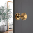 Spira Brass - Beehive Door Knob 55mm  - Aged Brass - SB2122AB - Choice Handles