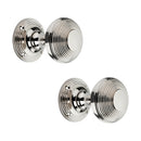 Spira Brass - Beehive Door Knob 55mm  - Polished Nickel - SB2122PN - Choice Handles
