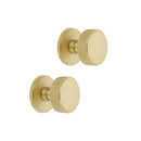 Spira Brass - Connaught Knurled Door Knob  - Satin Brass - SB2123SB - Choice Handles