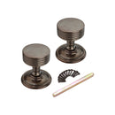 Spira Brass - Oxford Mortice Door Knob  - Antique - SB2124AT - Choice Handles