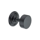 Spira Brass - Oxford Mortice Door Knob  - Matt Black - SB2124BLK - Choice Handles