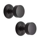 Spira Brass - Oxford Mortice Door Knob  - Matt Black - SB2124BLK - Choice Handles
