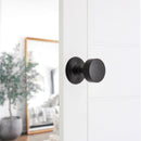 Spira Brass - Oxford Mortice Door Knob  - Matt Black - SB2124BLK - Choice Handles