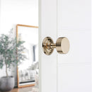Spira Brass - Oxford Mortice Door Knob  - Polished Brass - SB2124PB - Choice Handles