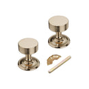 Spira Brass - Oxford Mortice Door Knob  - Polished Brass - SB2124PB - Choice Handles