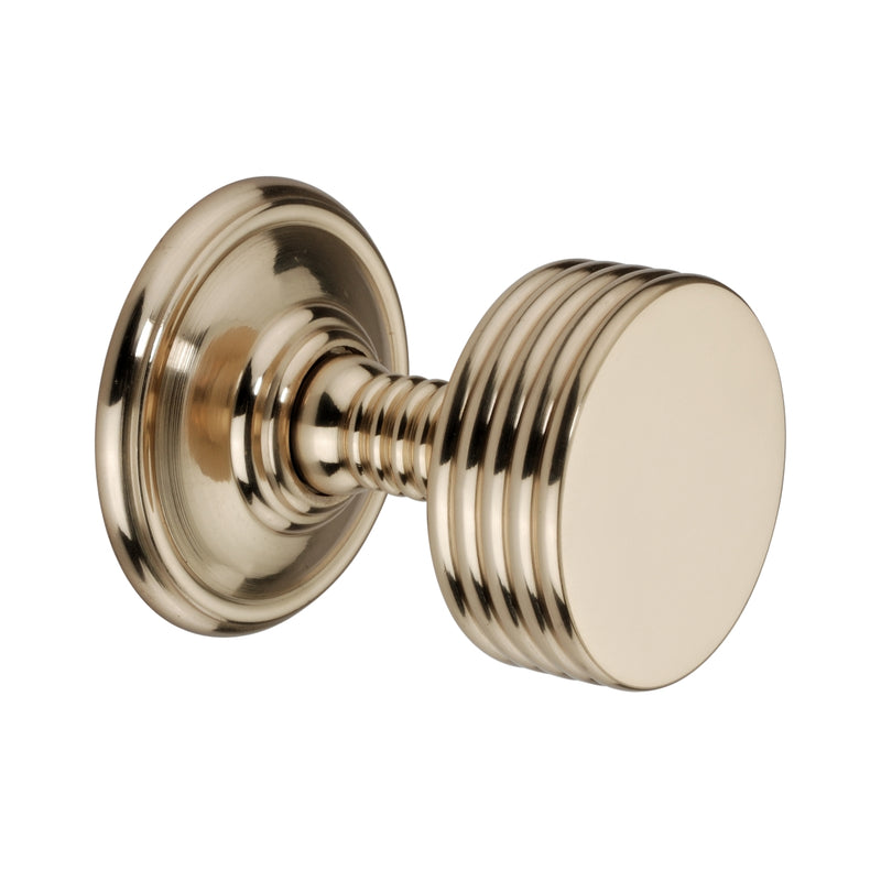 Spira Brass - Oxford Mortice Door Knob  - Polished Brass - SB2124PB - Choice Handles