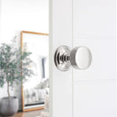 Spira Brass - Oxford Mortice Door Knob  - Polished Nickel - SB2124PN - Choice Handles
