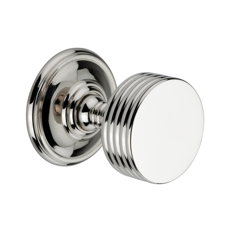 Spira Brass - Oxford Mortice Door Knob  - Polished Nickel - SB2124PN - Choice Handles