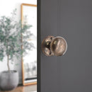 Spira Brass - Hammered Cottage Large Mortice/Rim Door Knob - Antique - SB2125AT - Choice Handles