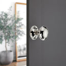 Spira Brass - Hammered Mushroom Mortice/Rim Door Knob  - Polished Nickel - SB2126PN - Choice Handles
