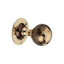 Spira Brass - Hammered Ball Mortice Door Knob  - Aged Brass - SB2128AB - Choice Handles