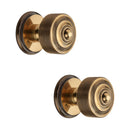 Spira Brass - Carter Mortice/Rim Door Knob  - Aged Brass - SB2132AB - Choice Handles