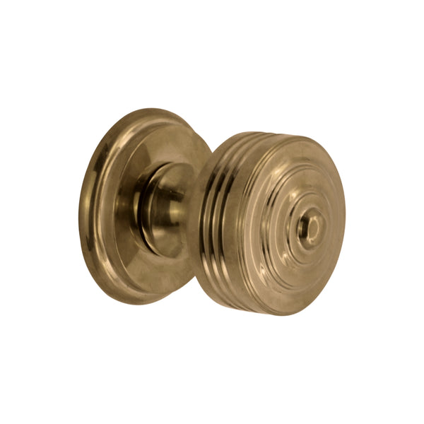 Spira Brass - Carter Mortice/Rim Door Knob  - Aged Brass - SB2132AB - Choice Handles