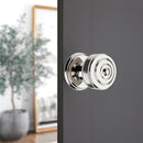 Spira Brass - Carter Mortice/Rim Door Knob  - Polished Nickel - SB2132PN - Choice Handles