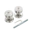 Spira Brass - Carter Mortice/Rim Door Knob  - Polished Nickel - SB2132PN - Choice Handles