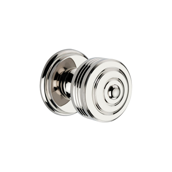 Spira Brass - Carter Mortice/Rim Door Knob  - Polished Nickel - SB2132PN - Choice Handles