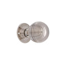 Spira Brass - Reeded 60mm Rim/Mortice Door Knob Polished Nickel - SB2133PN - Choice Handles