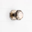 Spira Brass - Octagonal Centre Door Knob  - Antique Brass - SB2201ANT - Choice Handles