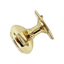 Spira Brass - Octagonal Centre Door Knob  - Polished Brass - SB2201PB - Choice Handles