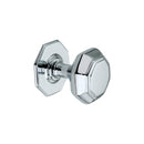 Spira Brass - Octagonal Centre Door Knob  - Polished Chrome - SB2201PC - Choice Handles