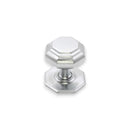 Spira Brass - Octagonal Centre Door Knob  - Satin Chrome - SB2201SC - Choice Handles