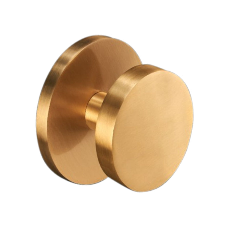 Spira Brass - Circle Centre Door Knob  - Satin Brass - SB2203SB - Choice Handles
