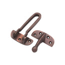 Spira Brass - Brass Door Guard 105mm Polished Brass - Aged Bronze - SB2211ABZ - Choice Handles