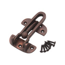Spira Brass - Brass Door Guard 105mm Polished Brass - Aged Bronze - SB2211ABZ - Choice Handles