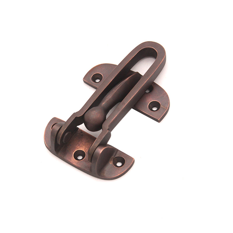 Spira Brass - Brass Door Guard 105mm Polished Brass - Aged Bronze - SB2211ABZ - Choice Handles