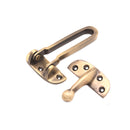 Spira Brass - Brass Door Guard 105mm Polished Brass - Antique Brass - SB2211ANT - Choice Handles