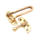 Spira Brass - Brass Door Guard 105mm Polished Brass - Polished Brass - SB2211PB - Choice Handles