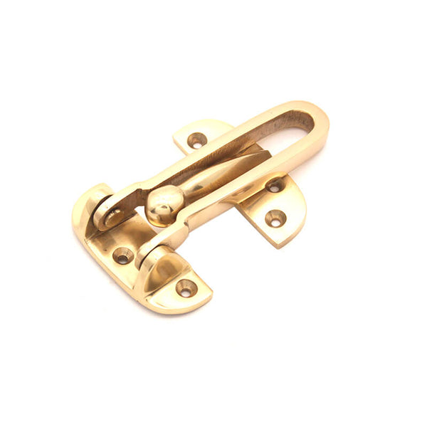 Spira Brass - Brass Door Guard 105mm Polished Brass - Polished Brass - SB2211PB - Choice Handles