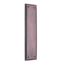 Spira Brass - Georgian Finger Plate 285mm  - Aged Bronze - SB2213ABZ - Choice Handles