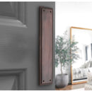 Spira Brass - Georgian Finger Plate 285mm  - Aged Bronze - SB2213ABZ - Choice Handles